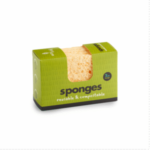 Twin Pack - Compostable UK Sponge - large