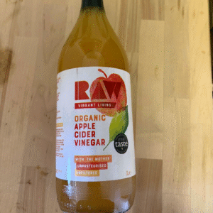 Raw Organic Apple Cider Vinegar - 1litre