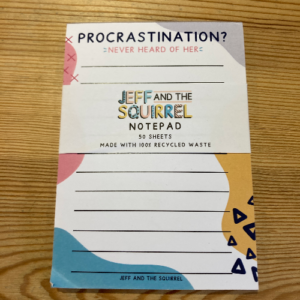 Procrastination A6 note pad