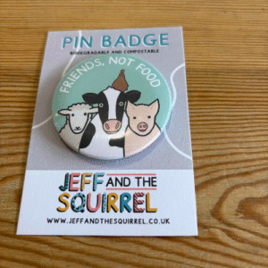 Friends not food badge