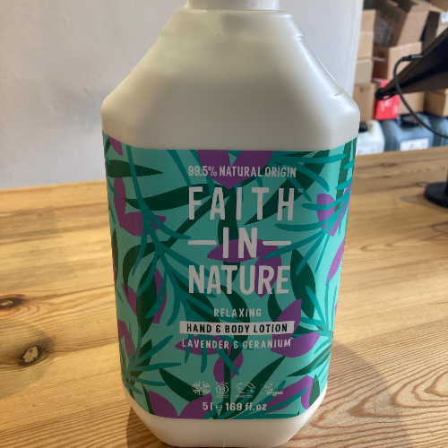 Faith in Nature lotion - lavender & geranium