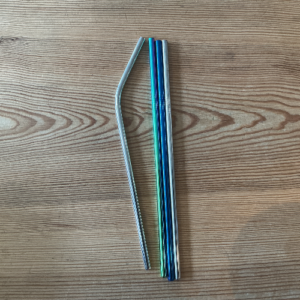 Single metal straws