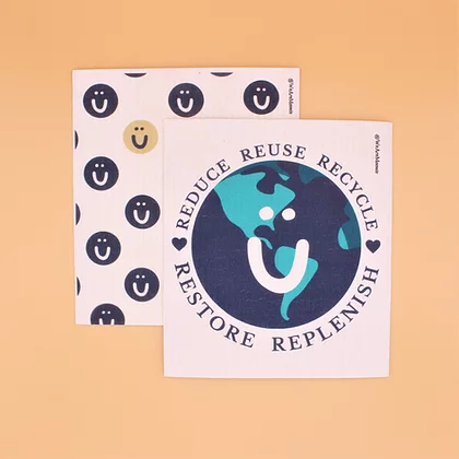 Compostable Sponge Cloth - 2 Pack