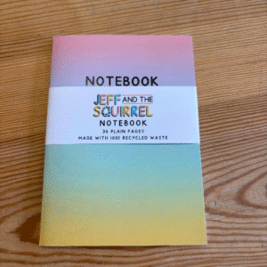 Rainbow ombré A6 notebook