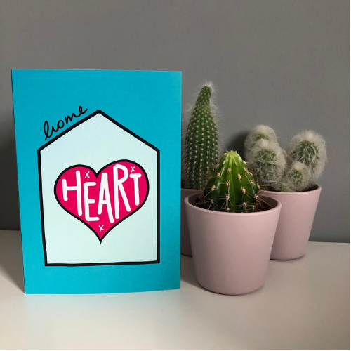 Home Heart - Recycled Card