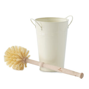 Toilet Brush and Holder - Cream