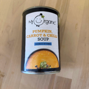 Pumpkin, carrot & chilli soup - organic