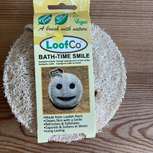 Bath-Time Smile Loofah
