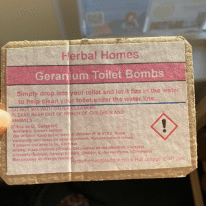 Toilet bombs - Geranium