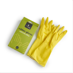 Natural Latex Rubber Gloves - Large