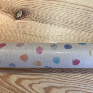 5M Wrapping Paper - Coloured Dots
