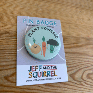 Plant powered badge