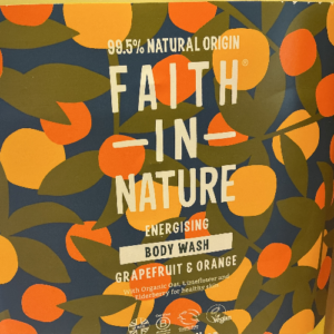 Faith in Nature - body wash - orange & grapefruit