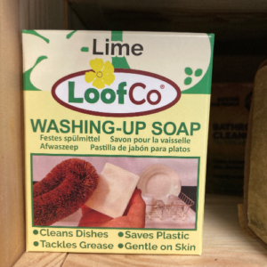 Dish washing bar - lime (loofco)