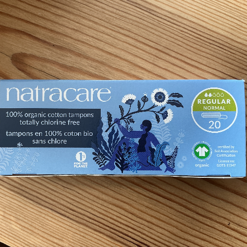 Tampons - 20 pack organic/regular