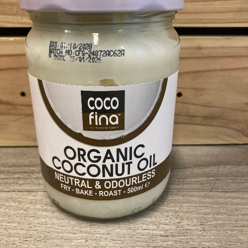 Organic coconut oil 500ml - CocoFina